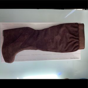 Calvin Klein High Heel Fluffy Boot